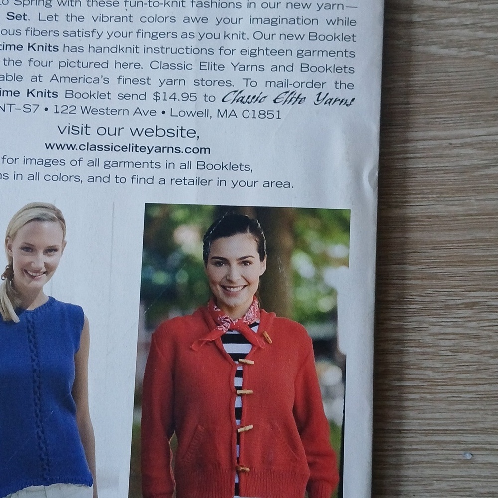 Interweave Knits Magazine Spring 2007 Knitting Feels Like Spring Patterns - Picture 5 of 6